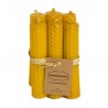 Pack 6 Velas Cera Virgen 100% Panal (2 cm x 10 cm)